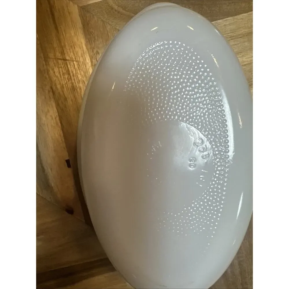Green Daisies Glasbake Oval Casserole Dish With Lid 1 Quart